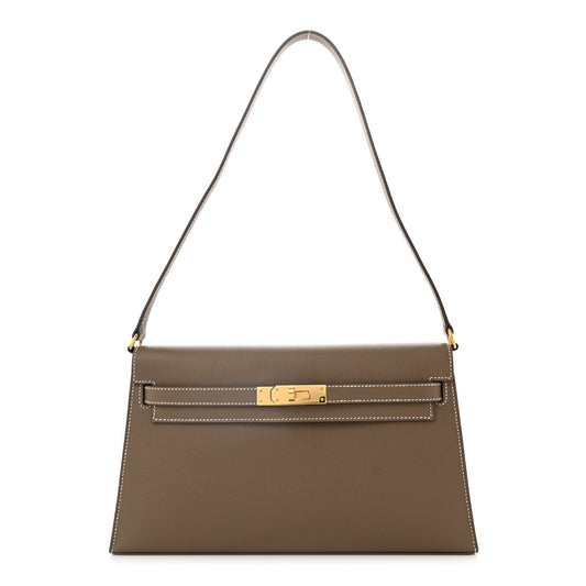 Hermes Madame Calfskin Kelly Elan Etoupe