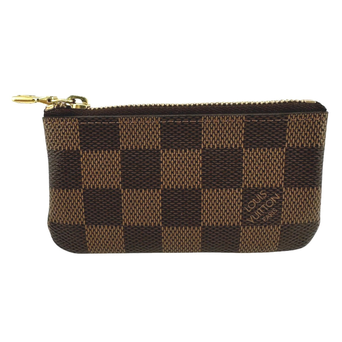 LOUIS VUITTON Key case Key holder  N62658 Damier canvas Brown Key case Key holder for coin pocket Damier Pochette Cre unisex(Unisex)