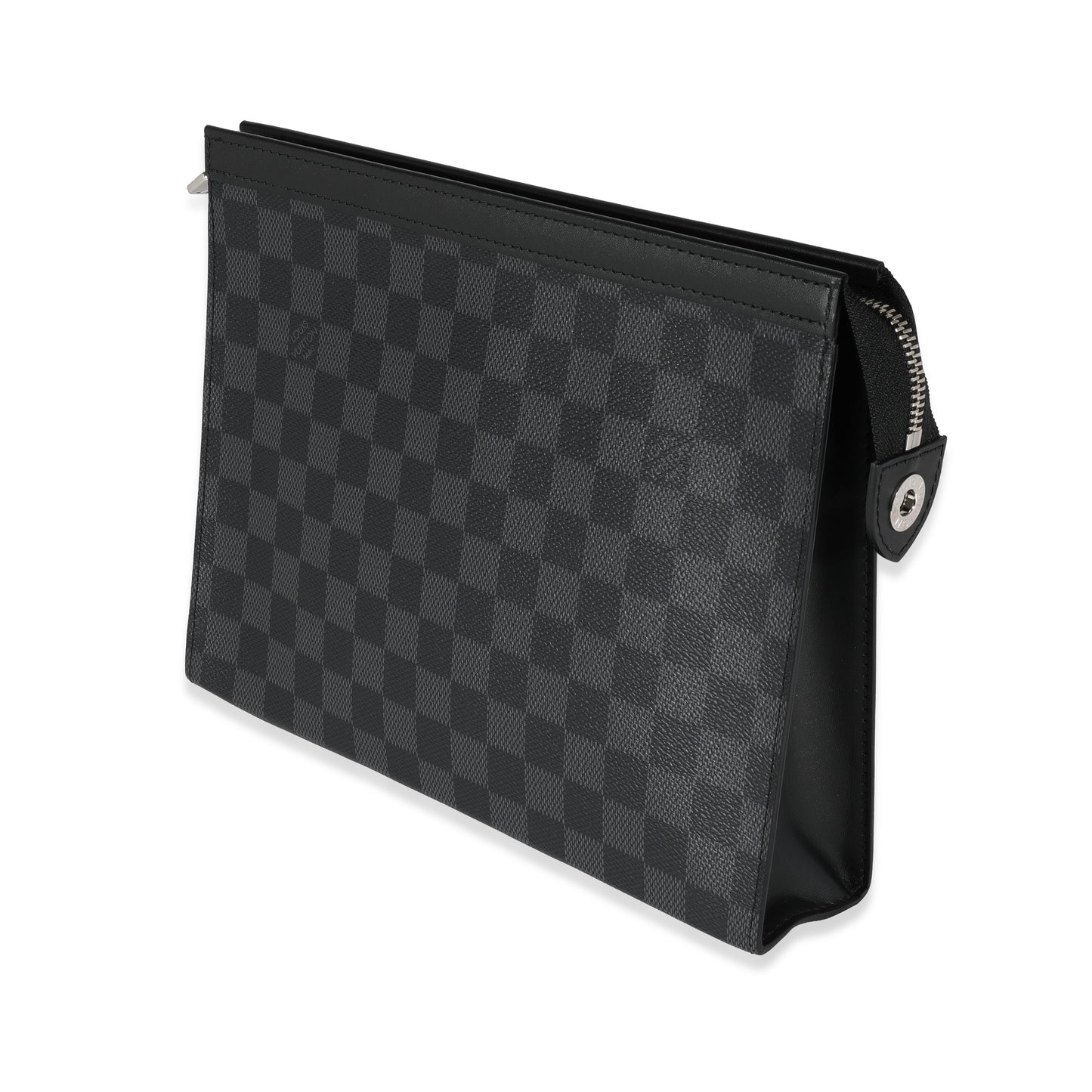 LOUIS VUITTON Damier Graphite Canvas Pochette Voyage MM Clutch