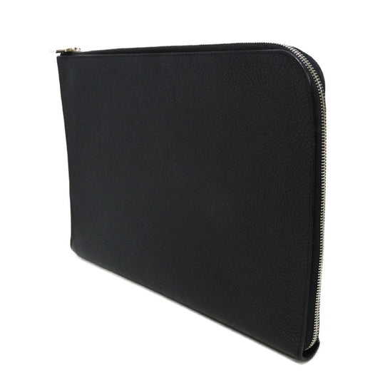 LOUIS VUITTON Clutch bag M67768 Taurillon Clemence leather (embossed) Noir Cuir Taurillon Clemence Pochette Jules GM NM