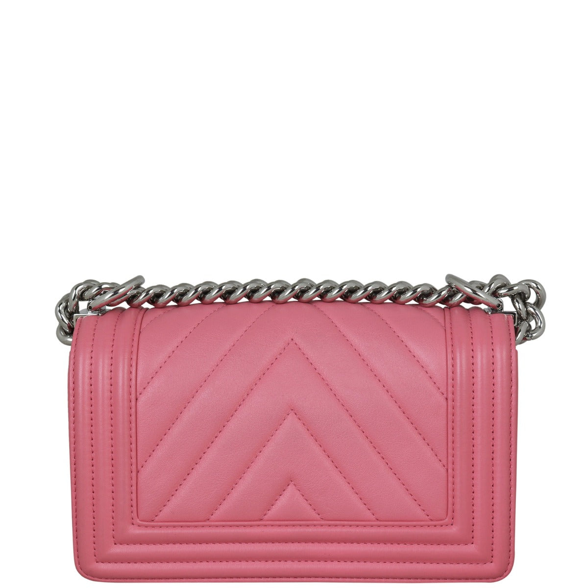 Chanel Boy Small Chevron | Pink