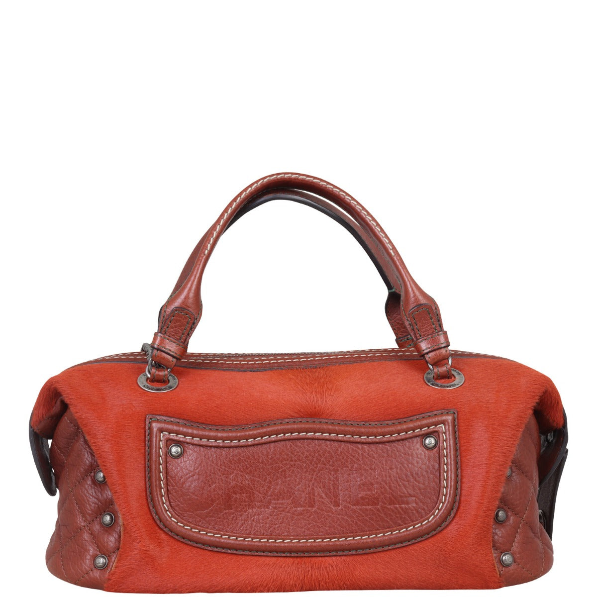 Chanel Pony Hair and Leather Paris-Dallas Bowling Fringe Bag | Burnt Orange