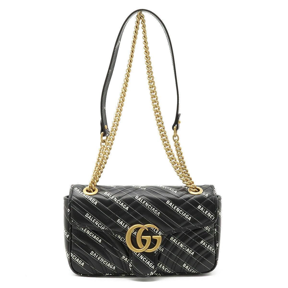 Gucci Luxury Balenciaga Trending 2026 GG Marmont Hacker Small Shoulder Bag