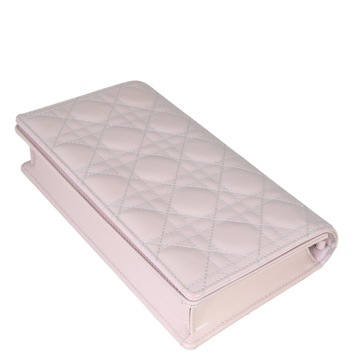 Dior Lady Dior Patent Cannage Pouch