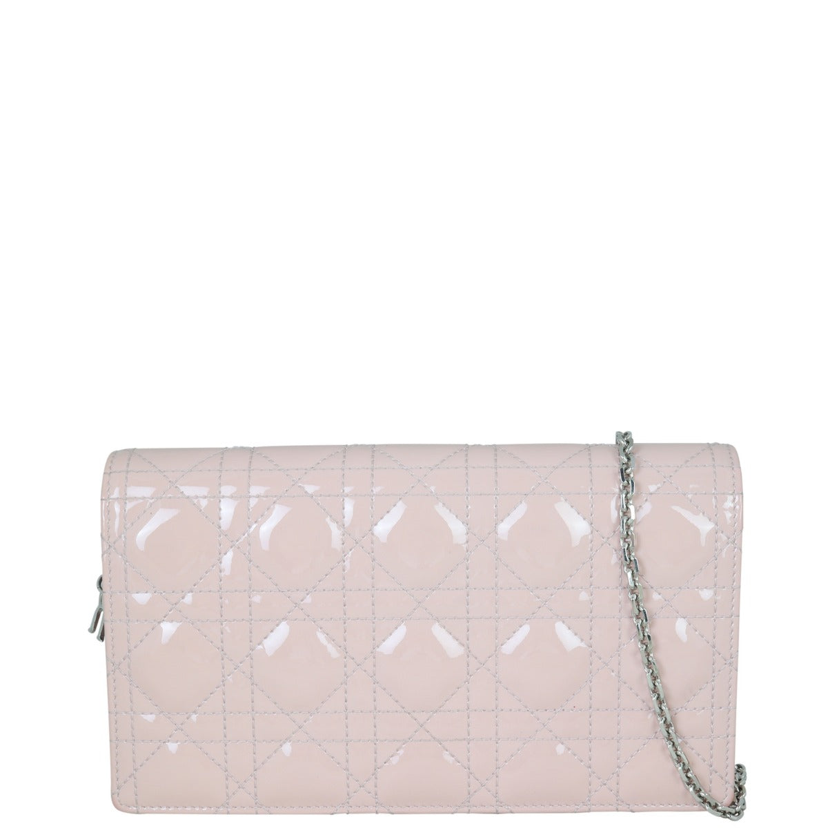 Dior Lady Dior Patent Cannage Pouch