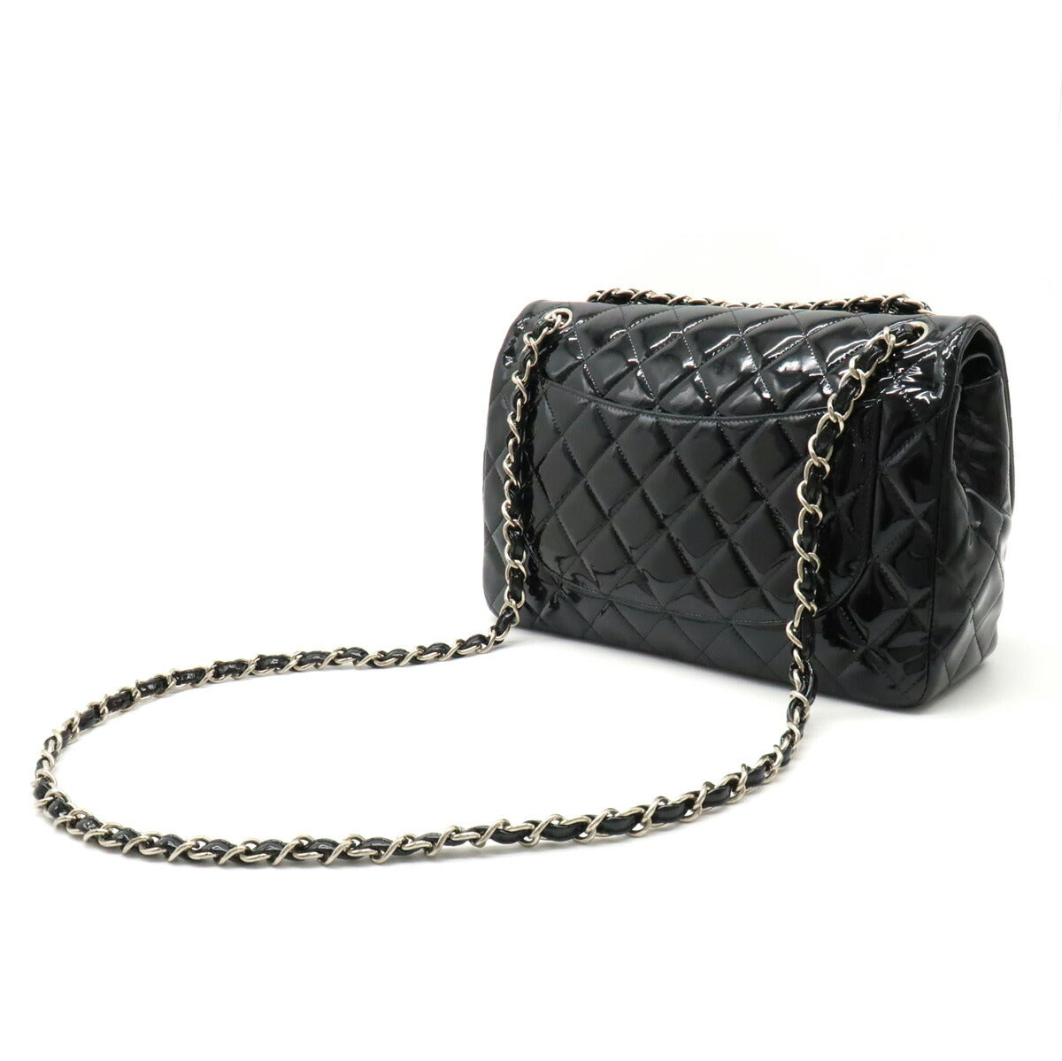 Chanel Matelassé30 Patent Leather Shoulder Bag