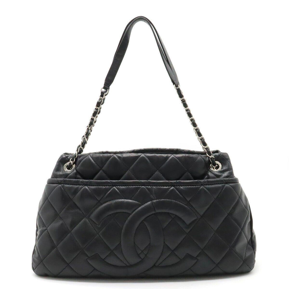 Chanel Caviar Skin Matelasse Coco Mark 2way Tote Bag Classic Flap