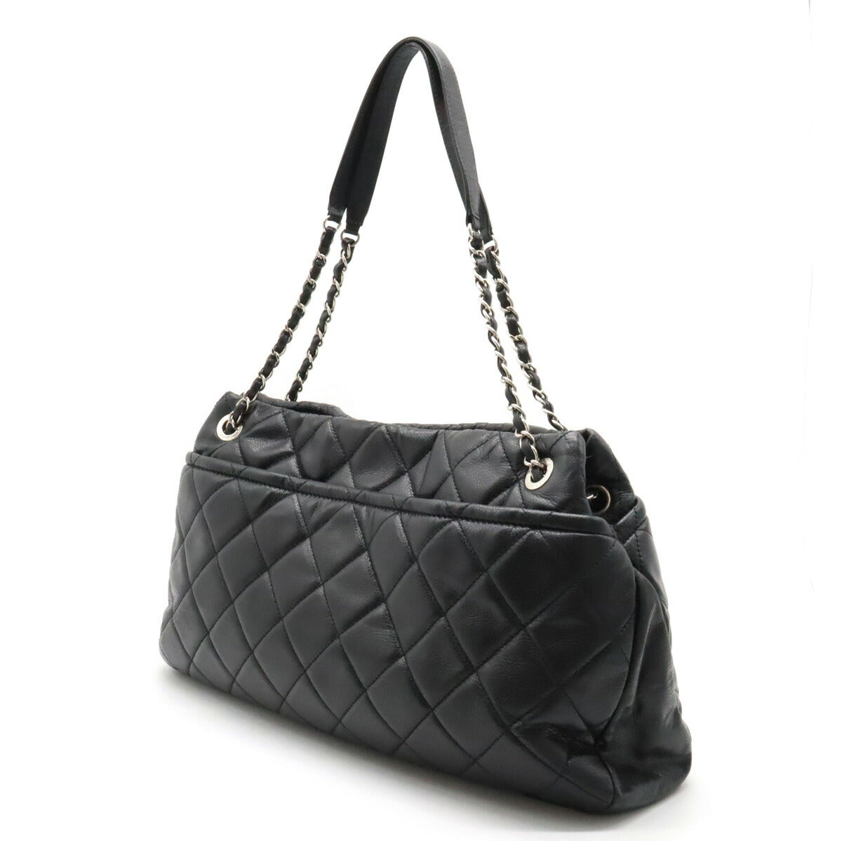 Chanel Caviar Skin Matelasse Coco Mark 2way Tote Bag Classic Flap
