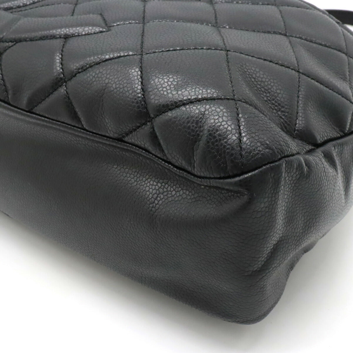 Chanel Caviar Skin Matelasse Coco Mark 2way Tote Bag Classic Flap