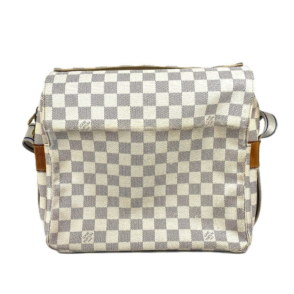 LOUIS VUITTON Shoulder Bag N51189 Damier Azur Canvas white Damier Azur Naviglio Women