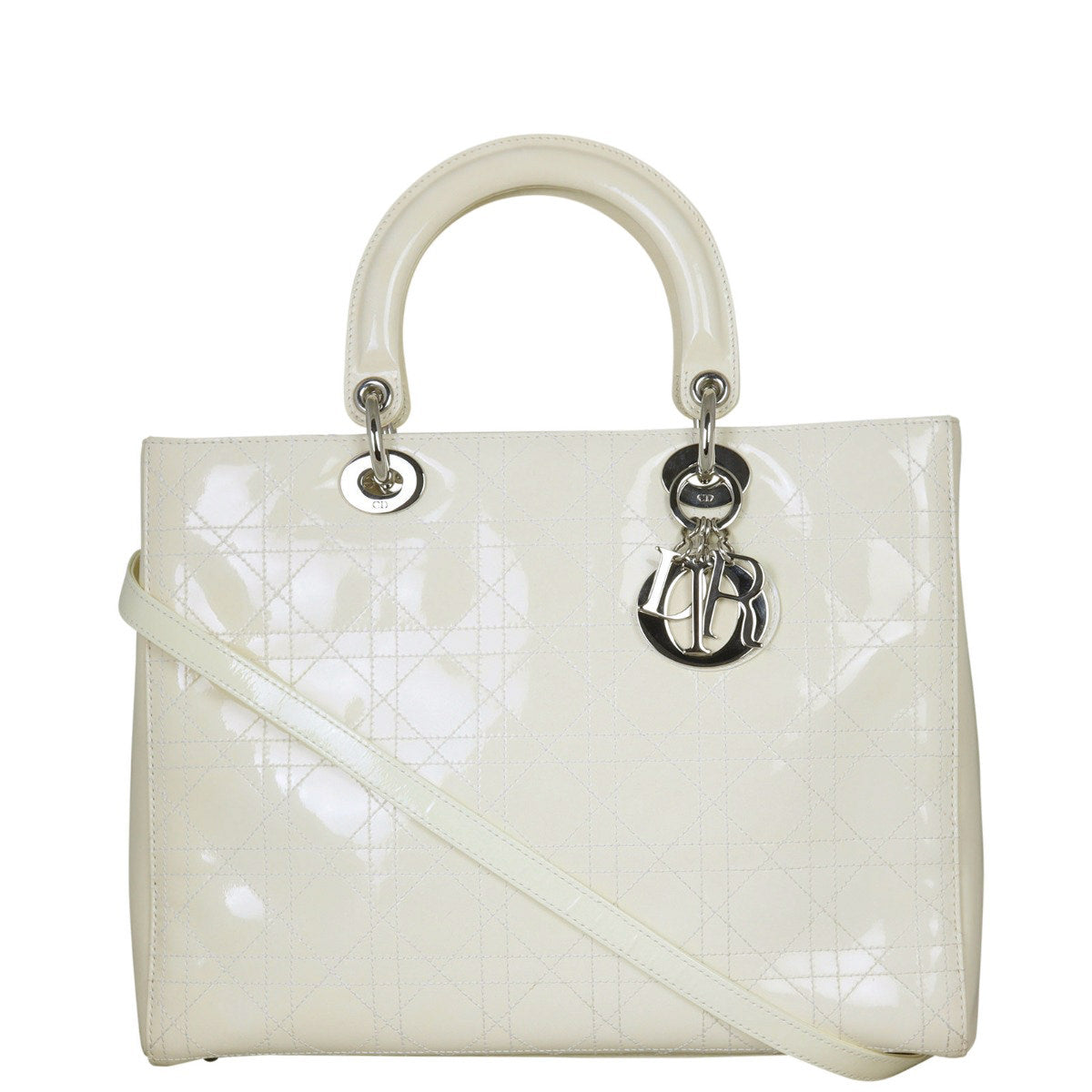 Dior Lady Dior Large Patent
