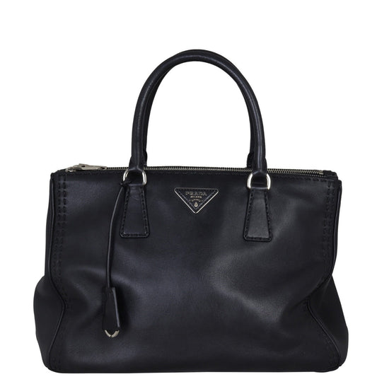 Prada City Calf Lux Galleria Double Zip Tote Medium