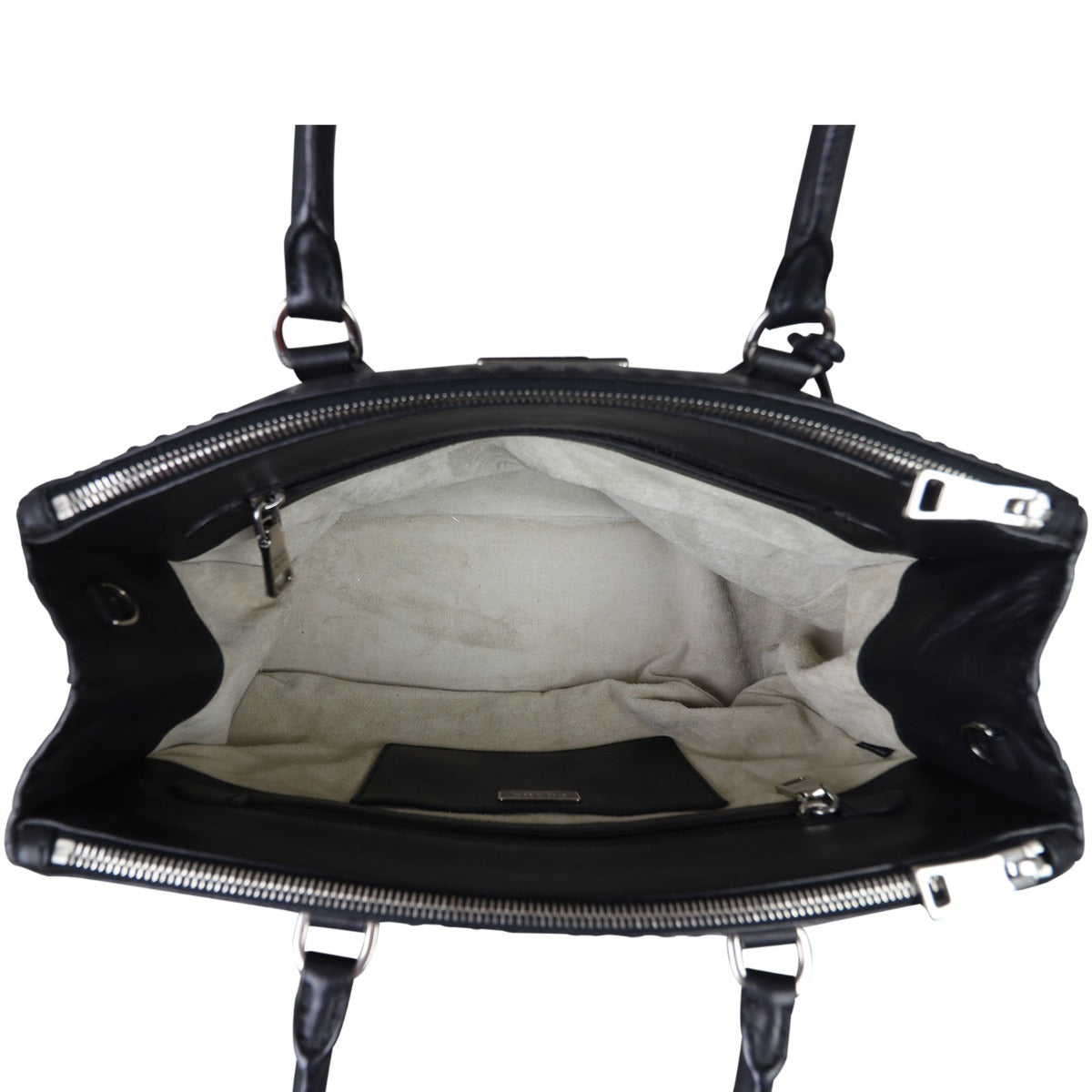 Prada City Calf Lux Galleria Double Zip Tote Medium