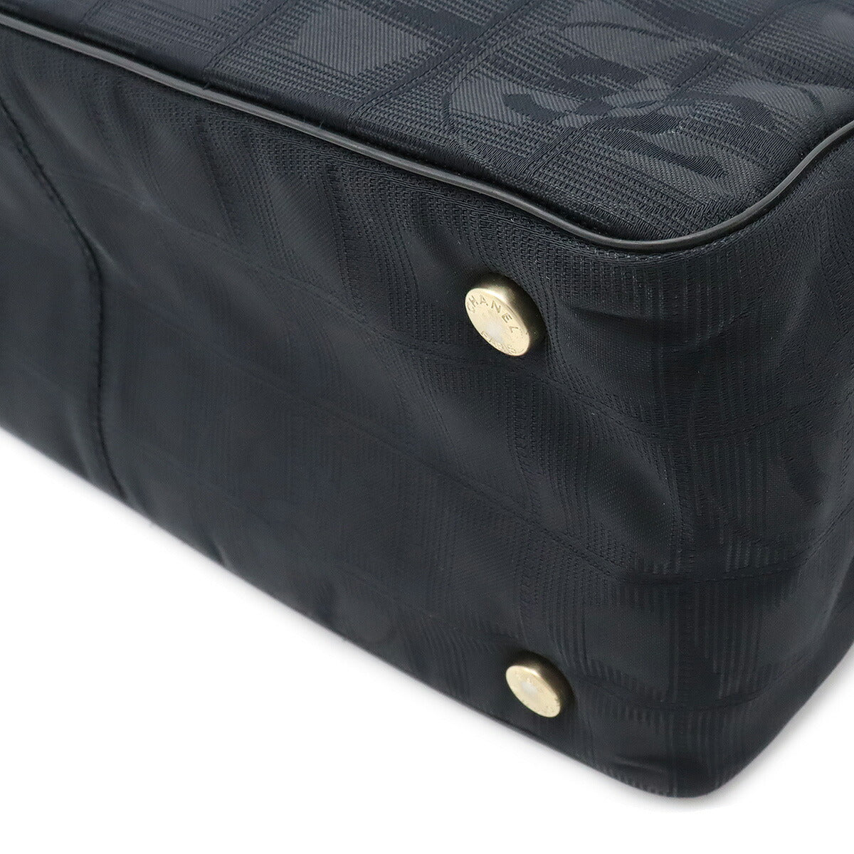 Chanel Nylon Jacquard New Travel Line 2way Bag Classic Flap