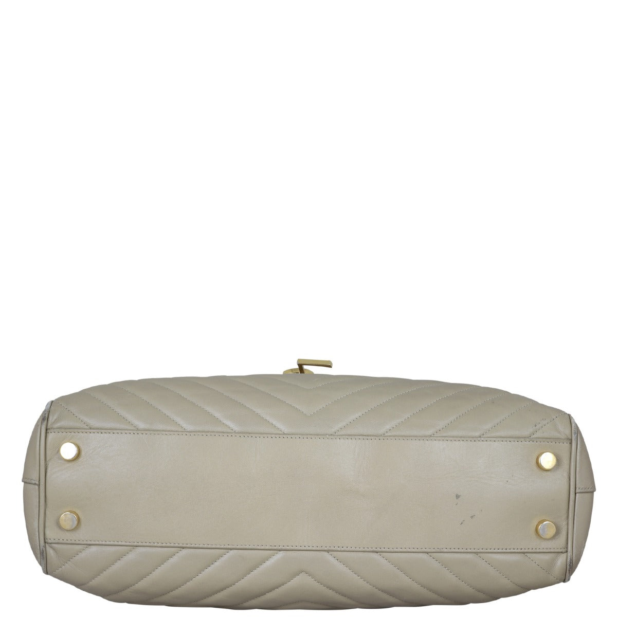 Saint Laurent Chevron Shopping Tote