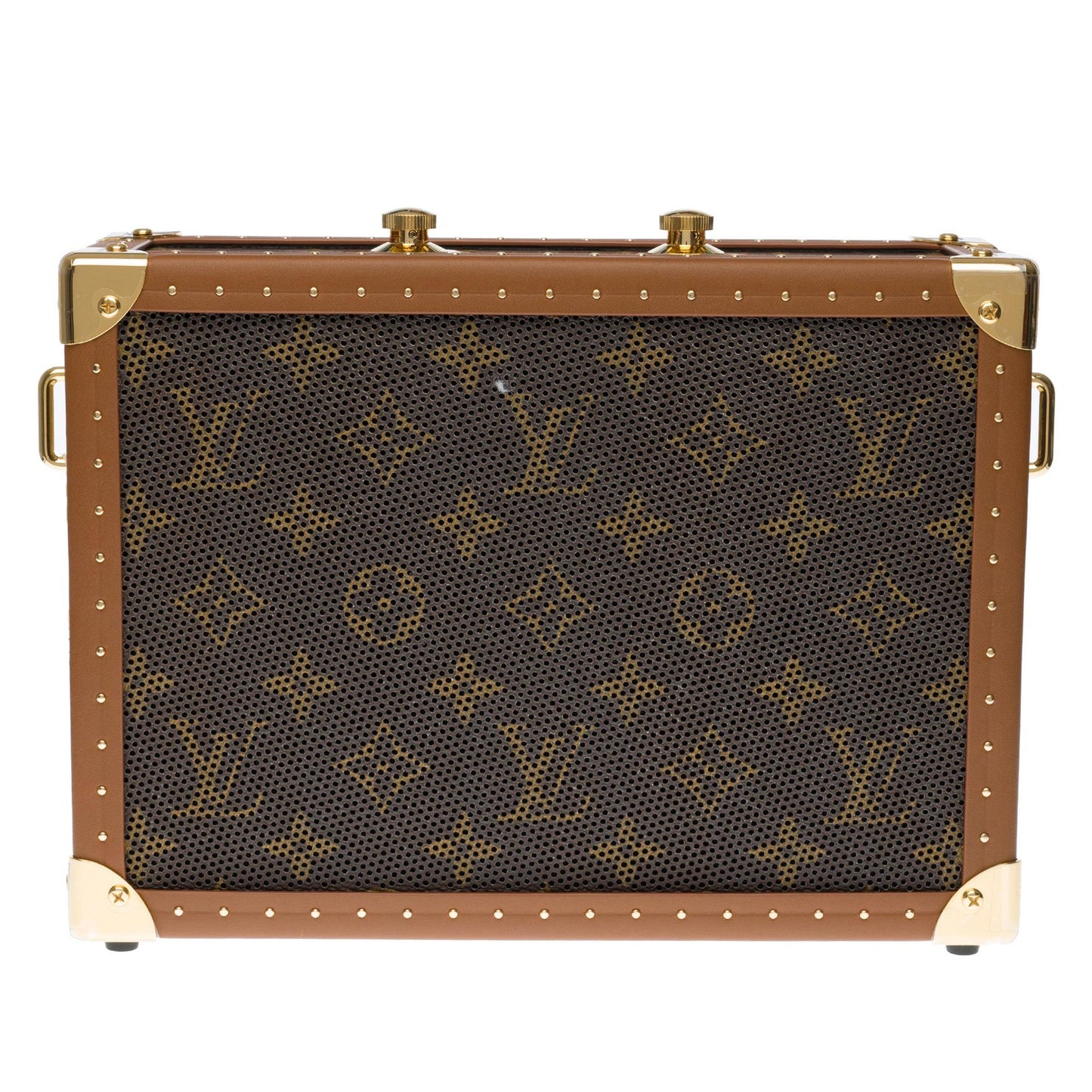 LOUIS VUITTON Limited Edition:Brand New/ Speaker Clutch in brown monogram canvas
