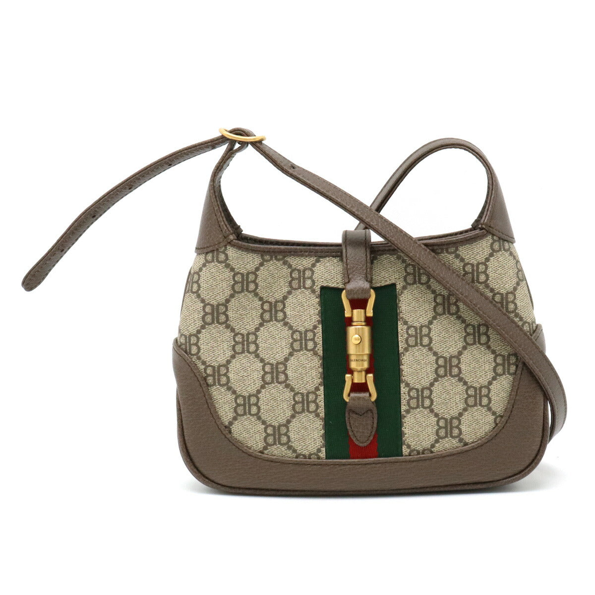 Gucci Luxury Balenciaga Trending 2026 Jackie Shoulder Bag Beige Brown