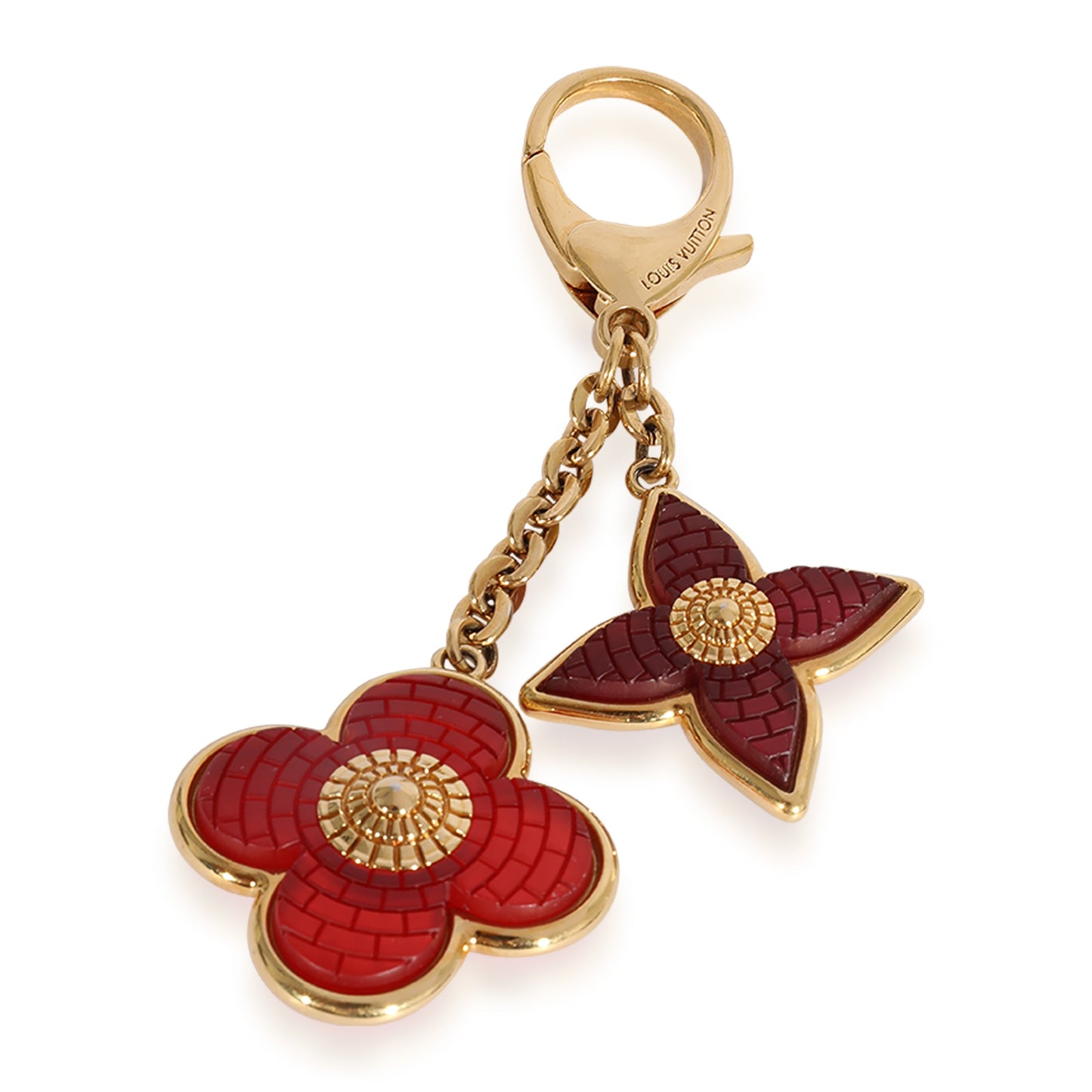 Louis Vuitton  Gold-Tone & Red Resin Bijoux Bag Charm