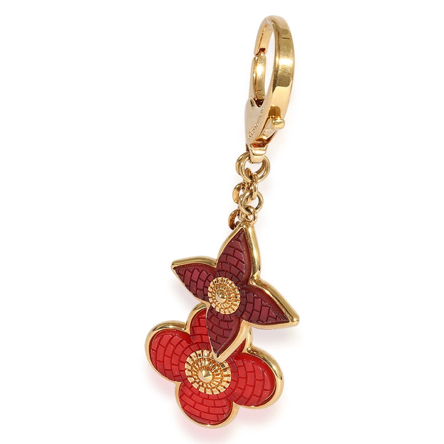 Louis Vuitton  Gold-Tone & Red Resin Bijoux Bag Charm