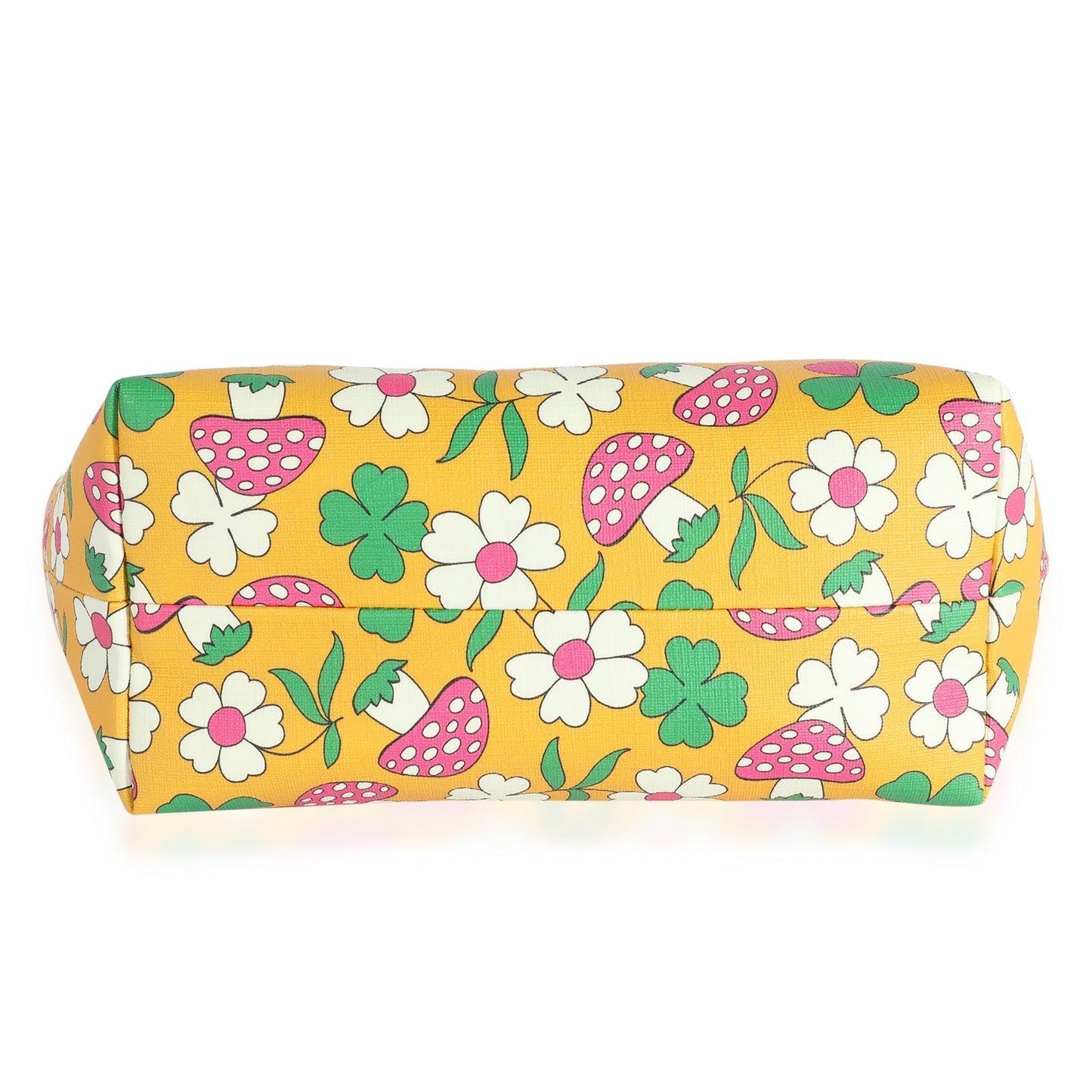GUCCI Multicolor Mushroom Print Canvas Kid's Tote