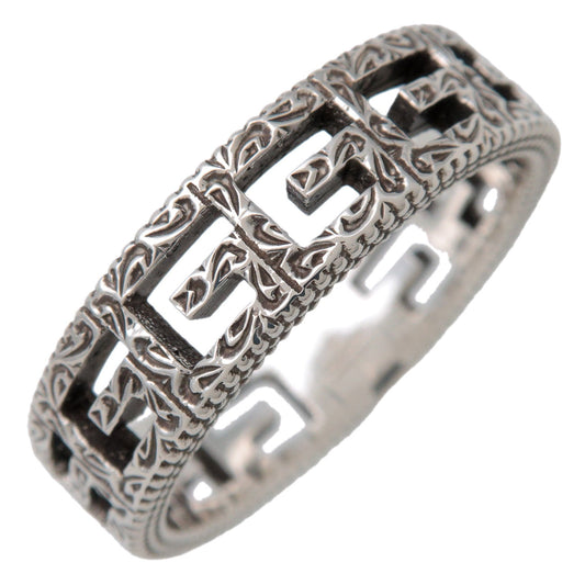 GUCCI Square G Ring SV925 Silver #26 US11.25 EU65 HK25 576693