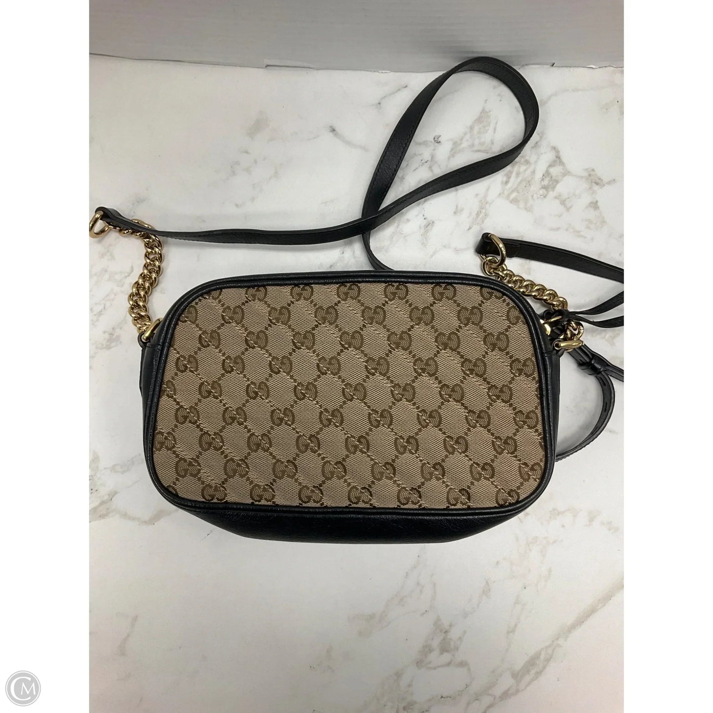 Crossbody Luxury Designer By Gucci, Size: Large