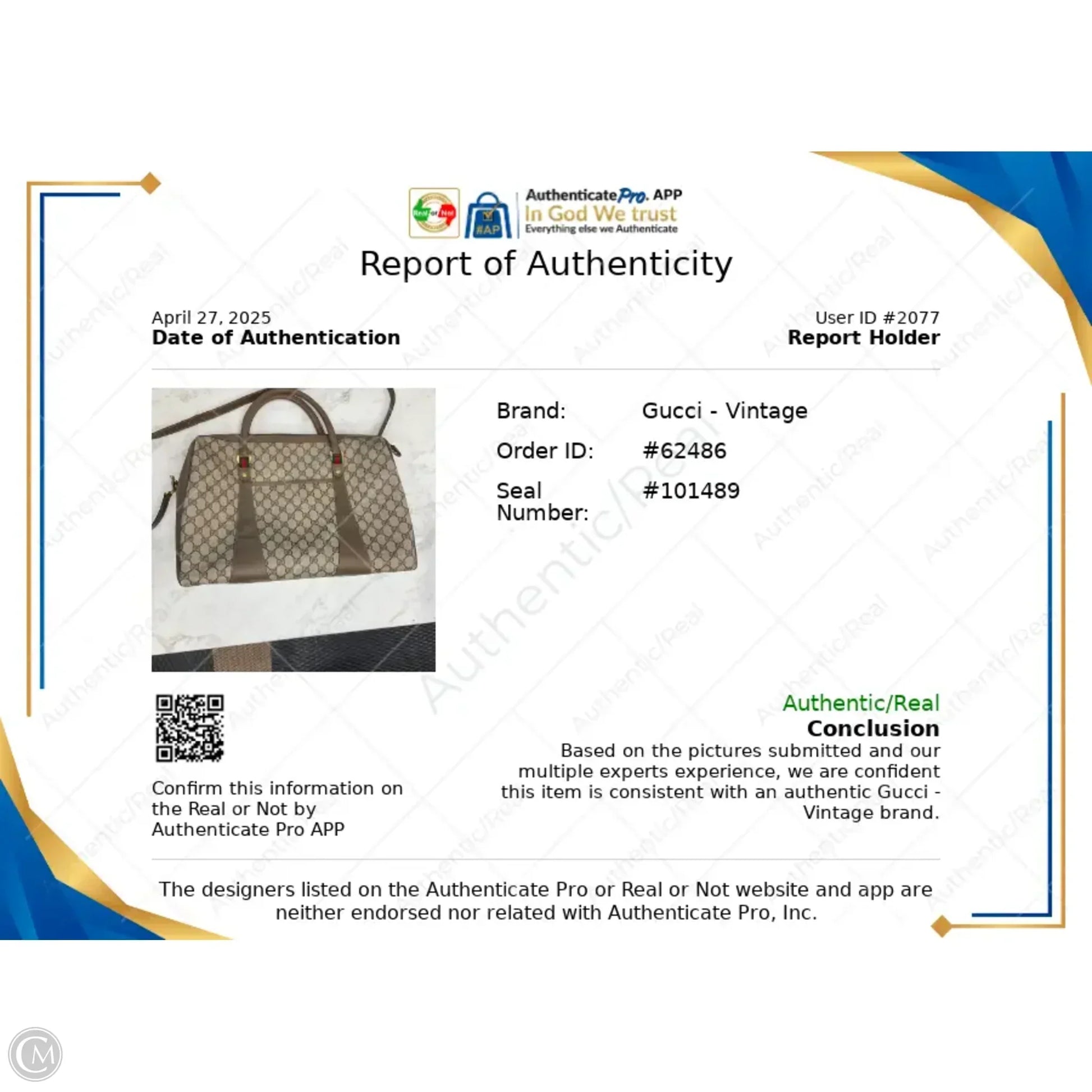Gucci Designer Handbag