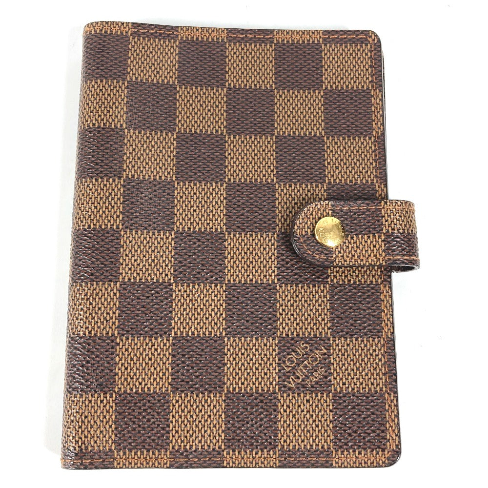 LOUIS VUITTON Notebook cover R20700 Damier canvas Brown Damier Agenda PM mens