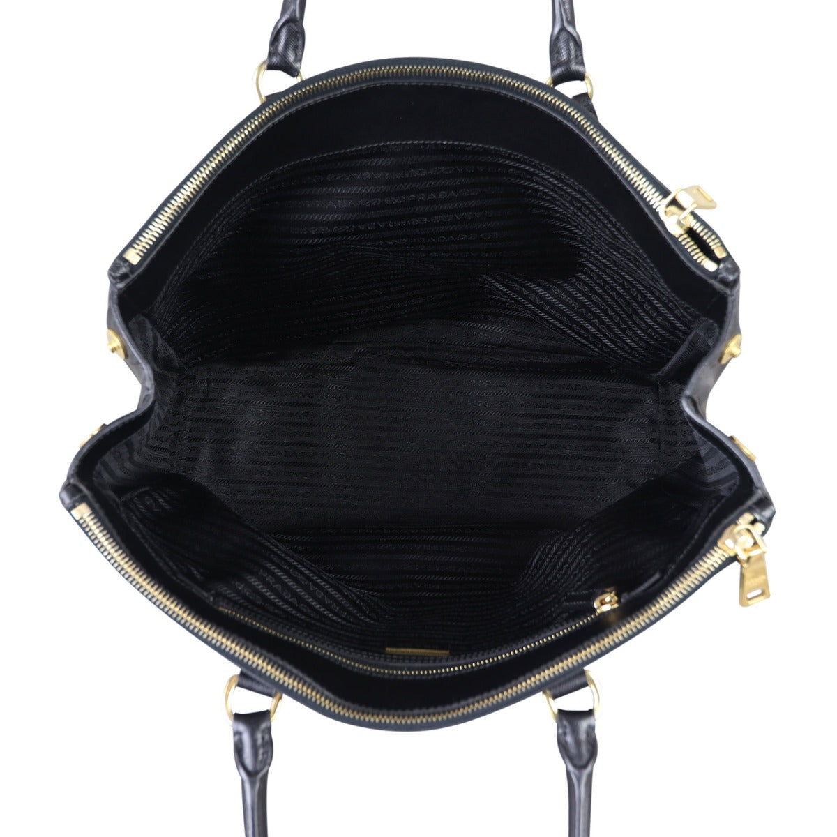 Prada Saffiano Lux Galleria Double Zip Tote Extra Large