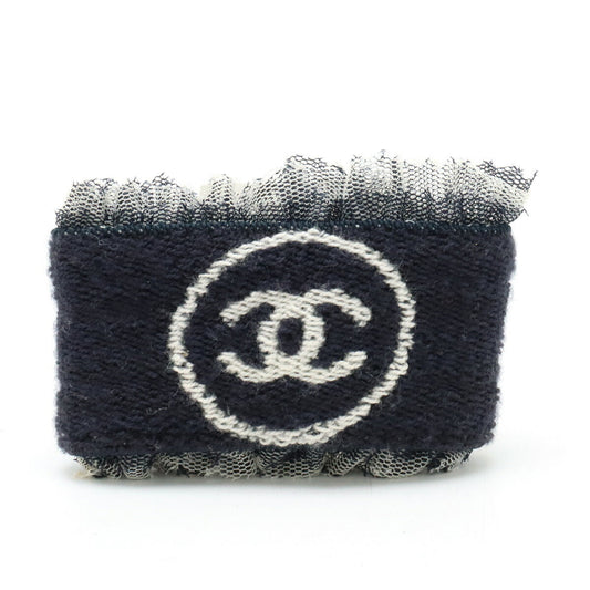Chanel Cotton Lace Coco Mark Wristband Classic Flap Tote
