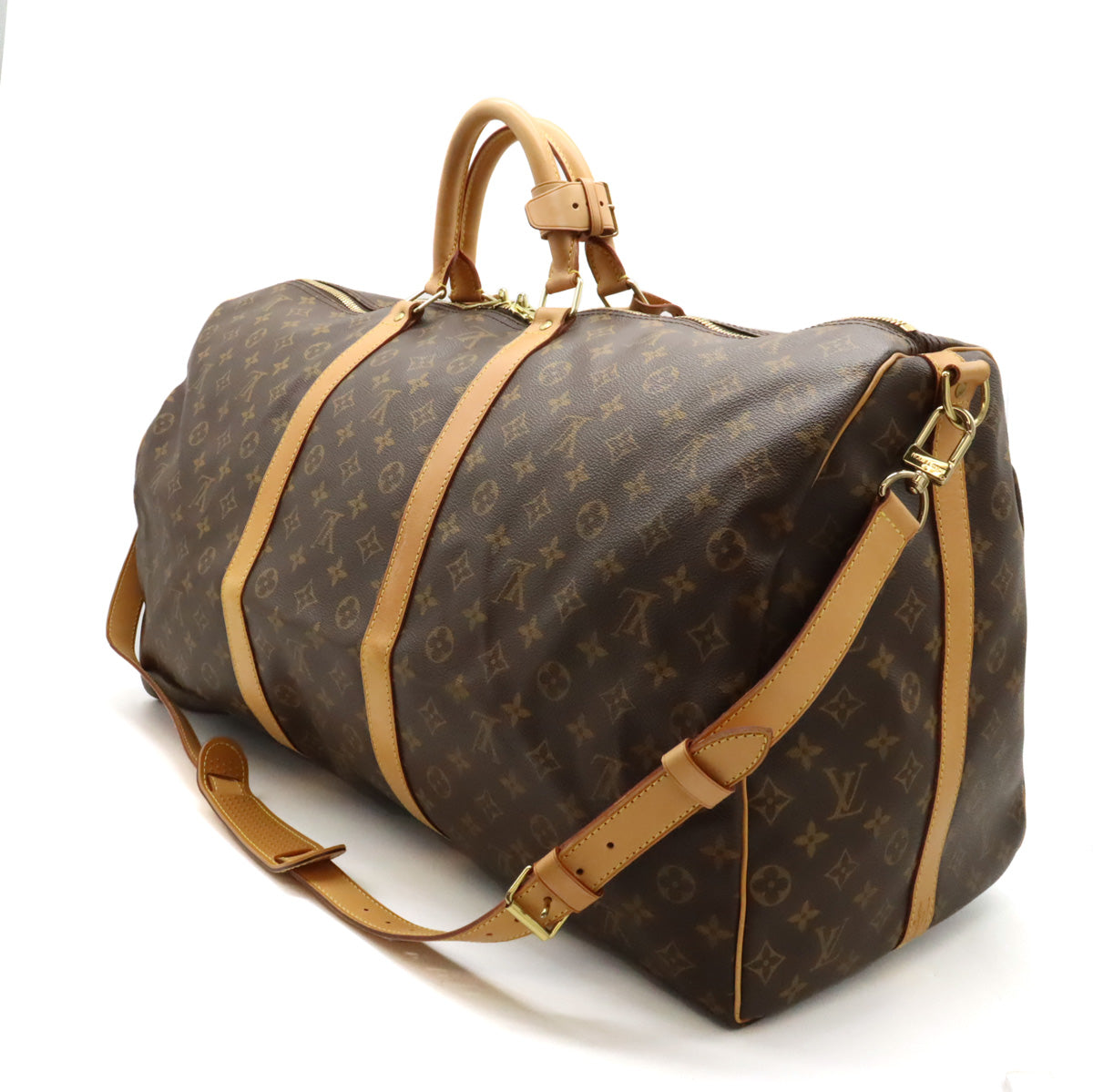 Louis Vuitton Monogram Keepall Bandouliere 60 Travel Bag