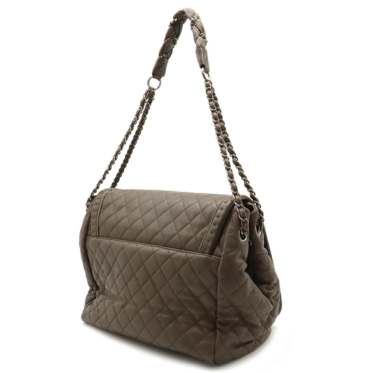 Chanel Leather Matelassé Shoulder Bag Classic Flap
