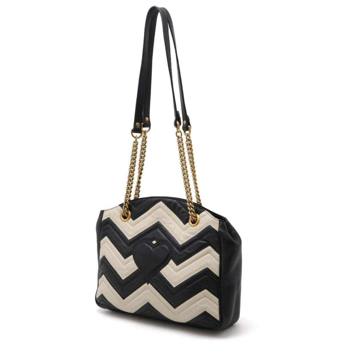 Gucci Leather GG Marmont 2way Chain Tote Bag 443501