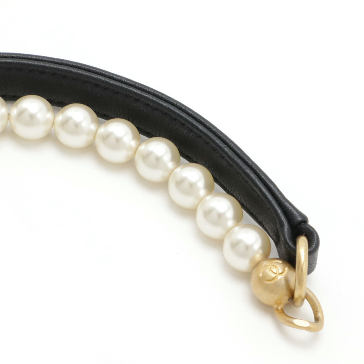 Chanel Leather Matelasse Coco Pearl Chain Shoulder Bag AS2529