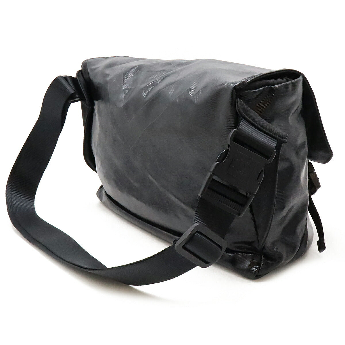 Chanel Coated Canvas Sports Line Coco Mark Shoulder Bag Classic Flap