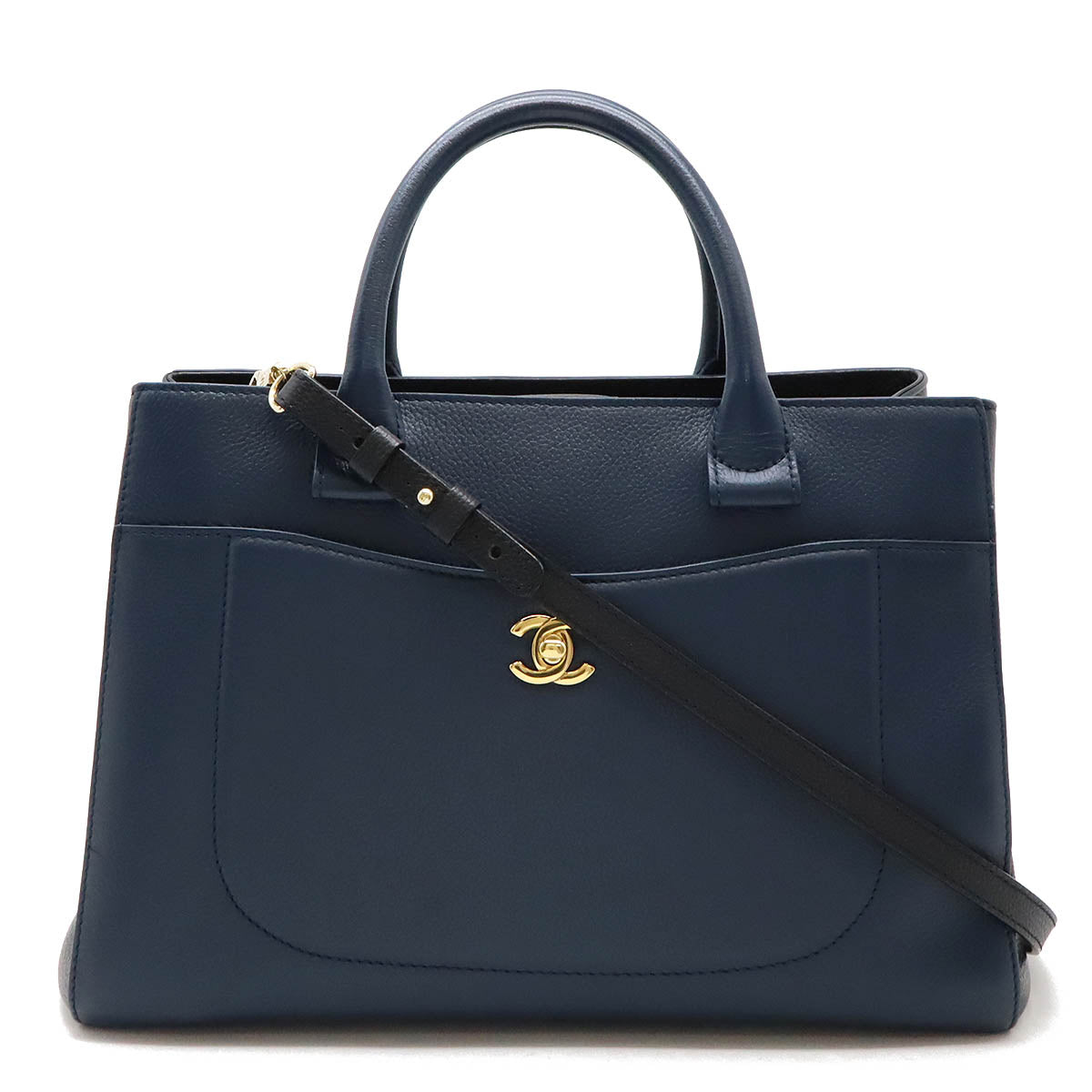 Chanel Neo Executive Line Leather 2way Handbag Classic Flap