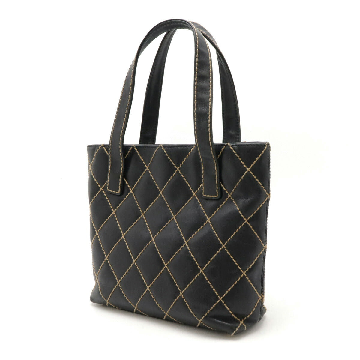 Chanel Wild Stitch Calfskin Tote Bag