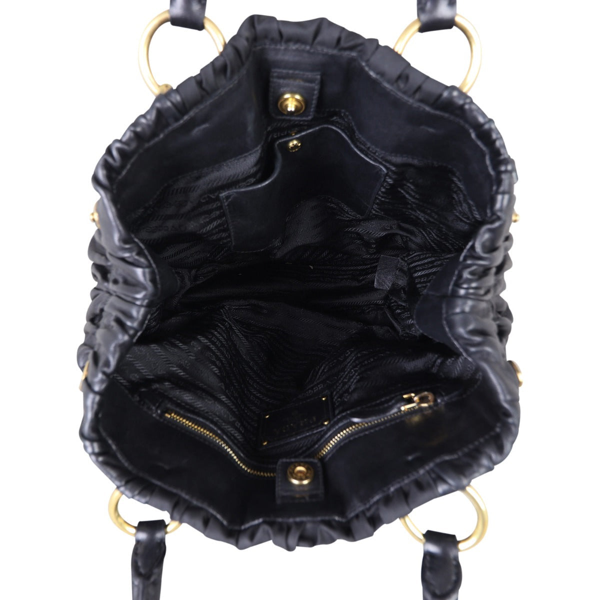 Prada Tessuto Leather Gaufre Bag