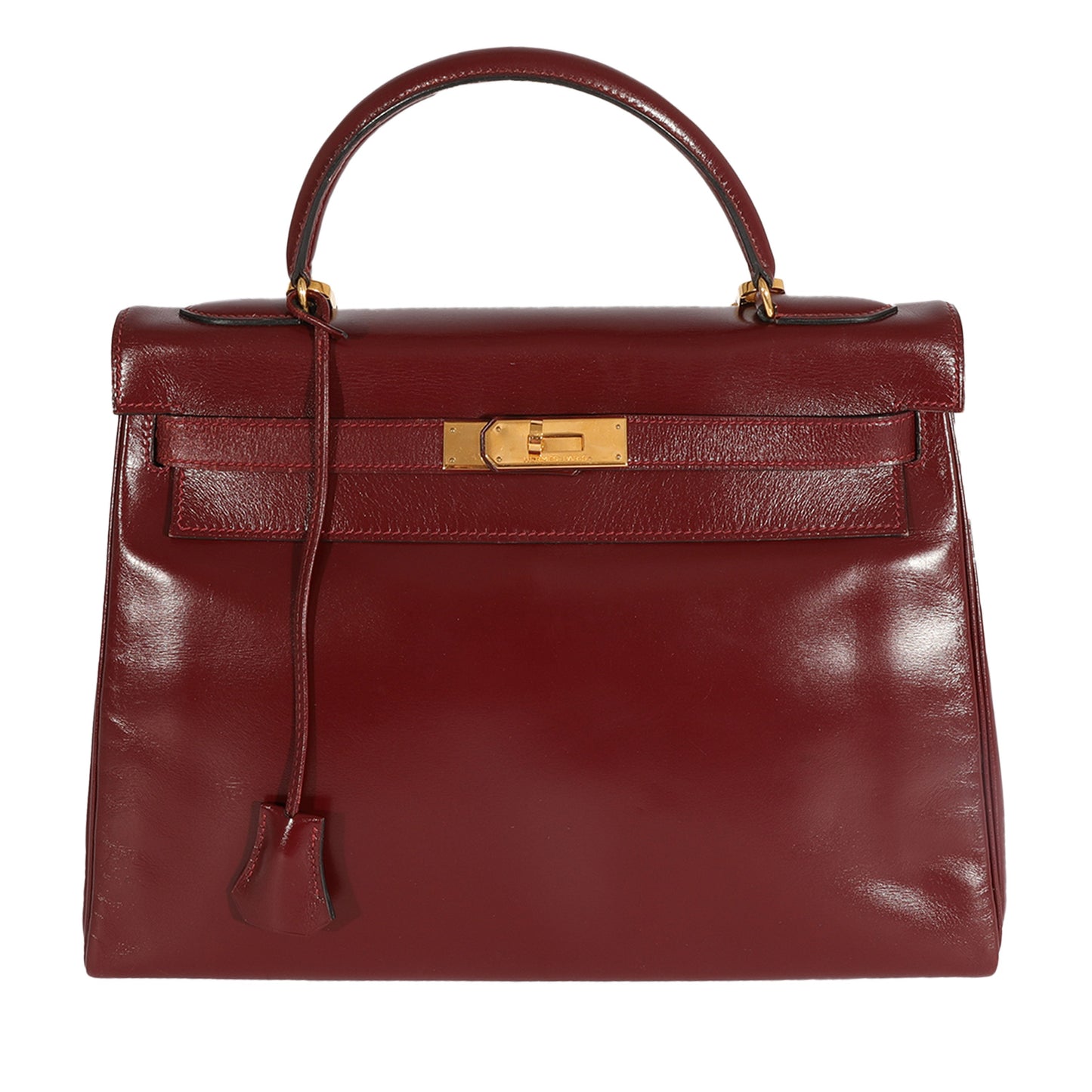 Hermes Kelly 32  Bordeaux Box