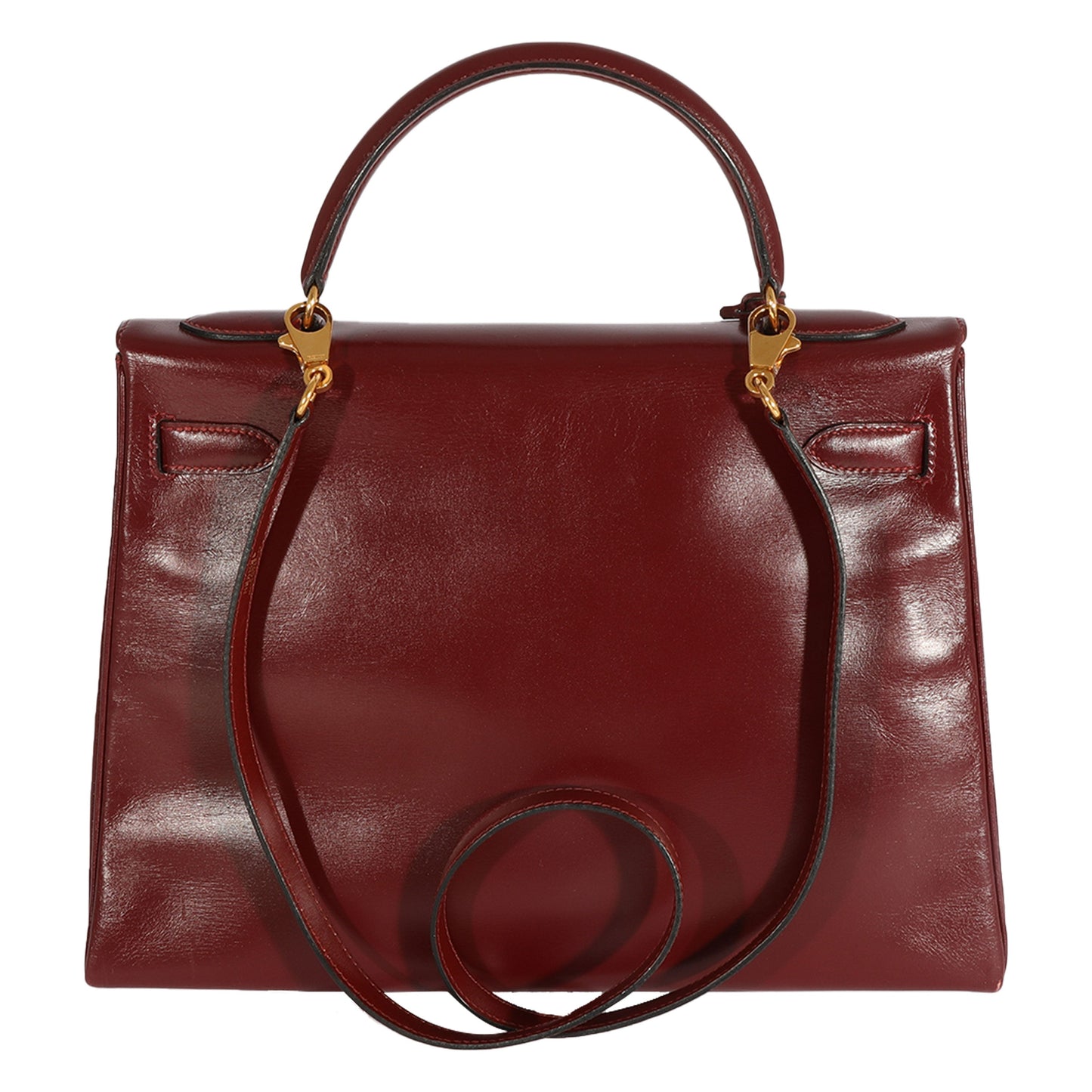 Hermes Kelly 32  Bordeaux Box