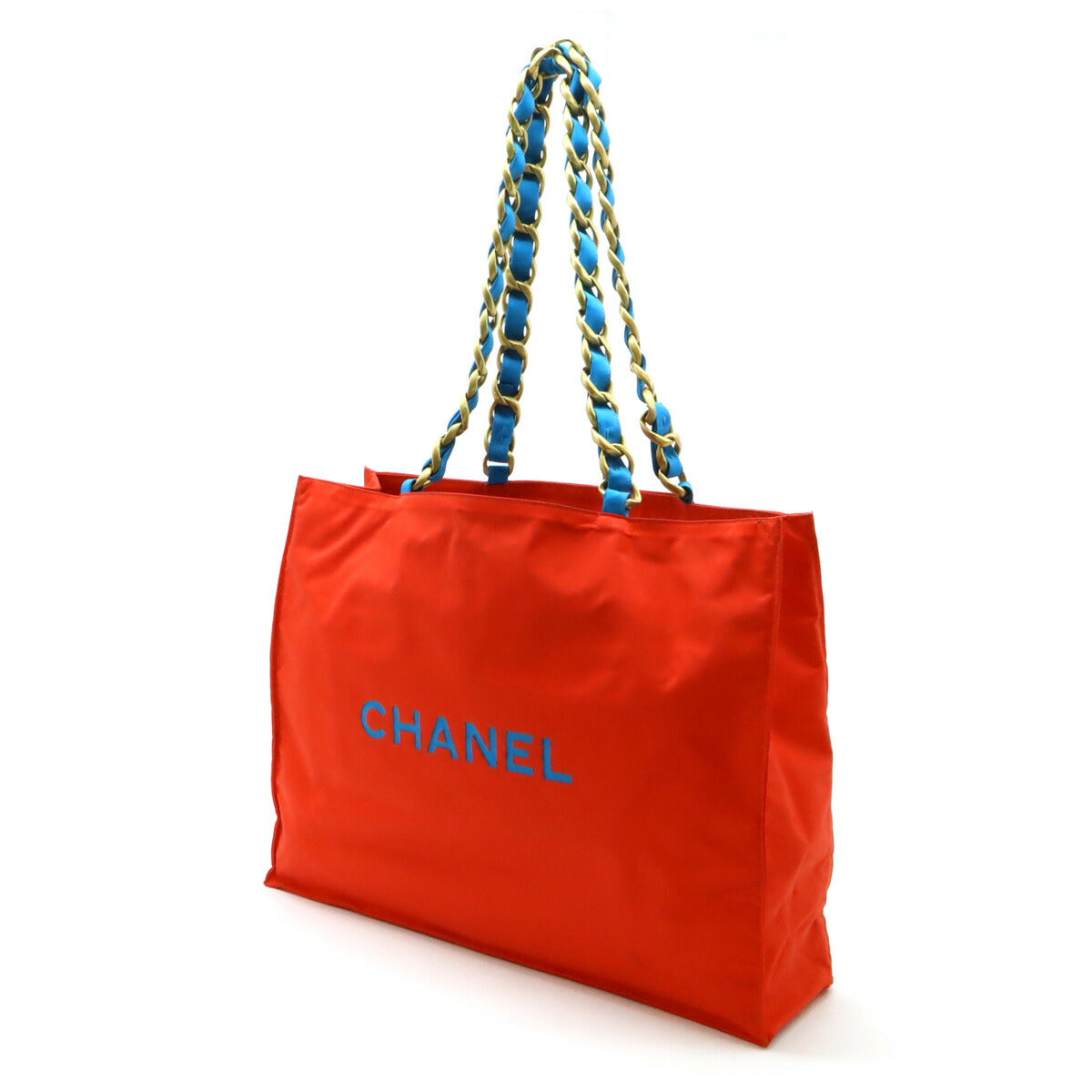 Chanel Nylon Canvas Coco Mark 2way Tote Bag Classic Flap