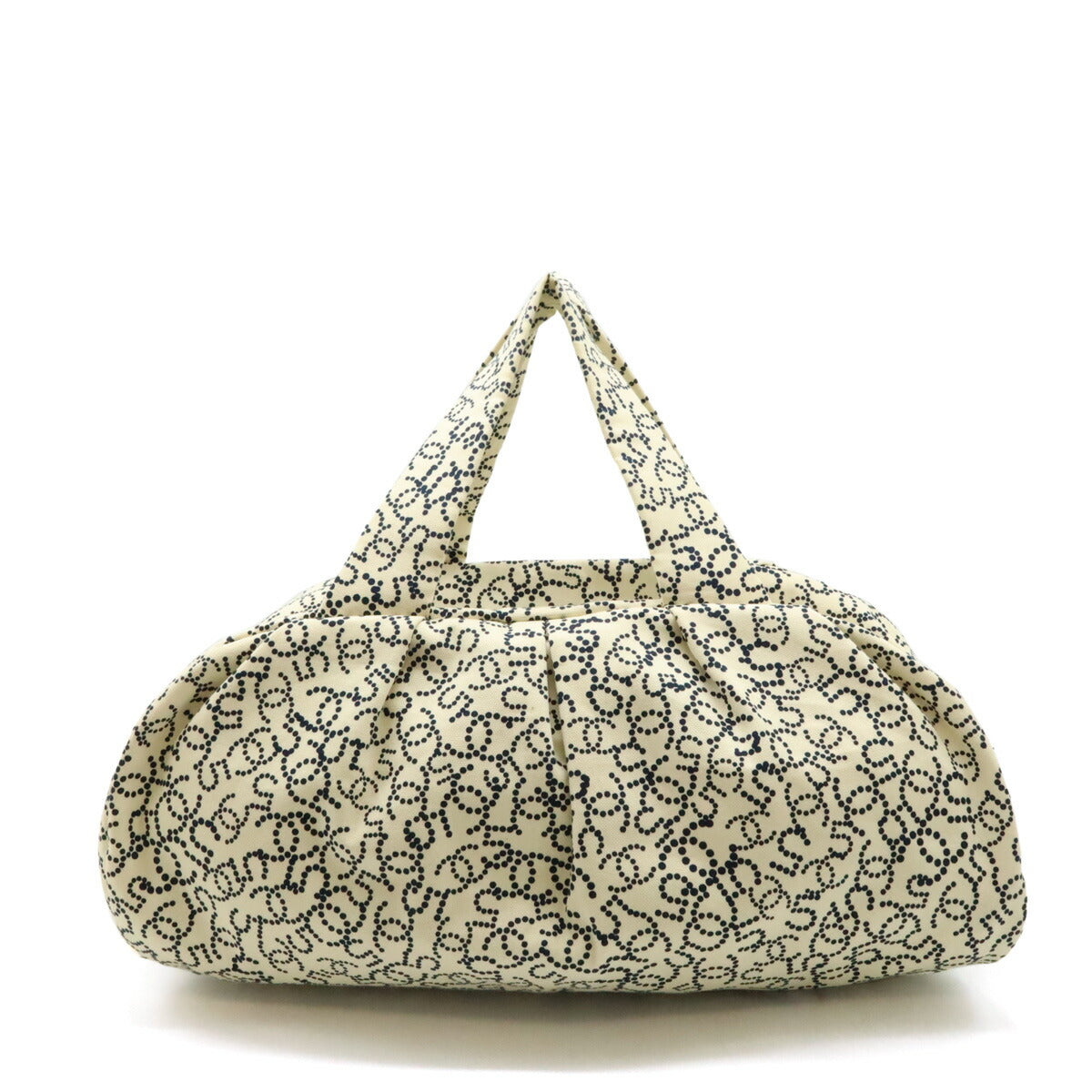 Chanel Canvas No.5 Coco Mark Arabesque Handbag Mini Boston Classic Flap