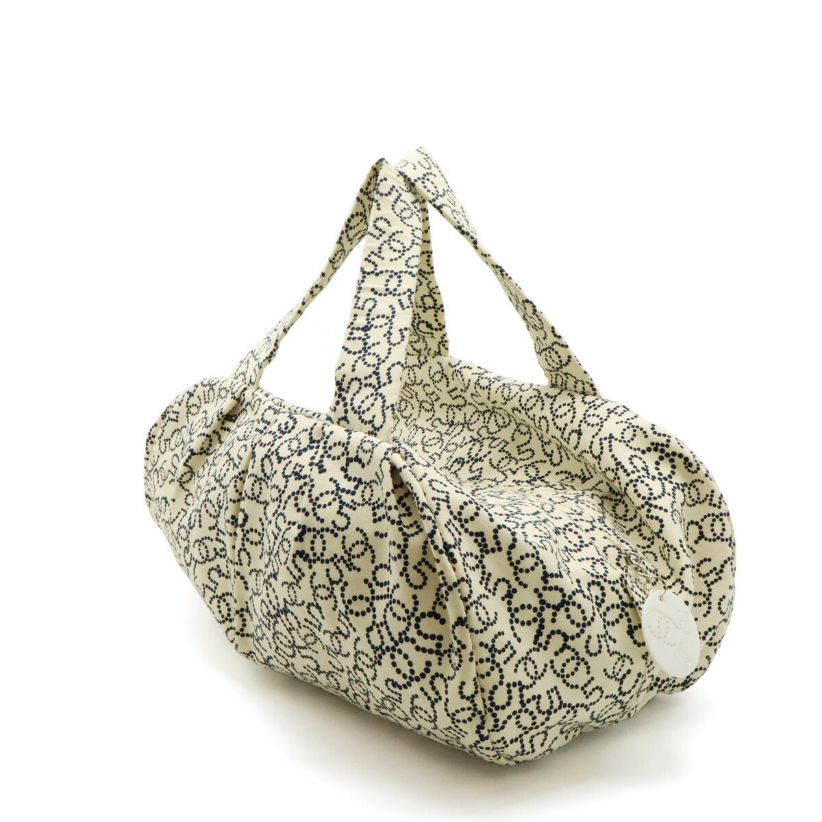 Chanel Canvas No.5 Coco Mark Arabesque Handbag Mini Boston Classic Flap