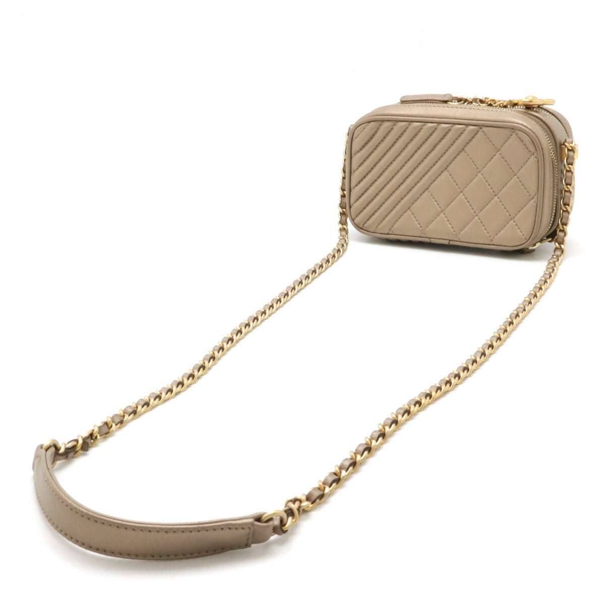Chanel Leather Coco Mark Camera Bag Shoulder Bag Classic Flap