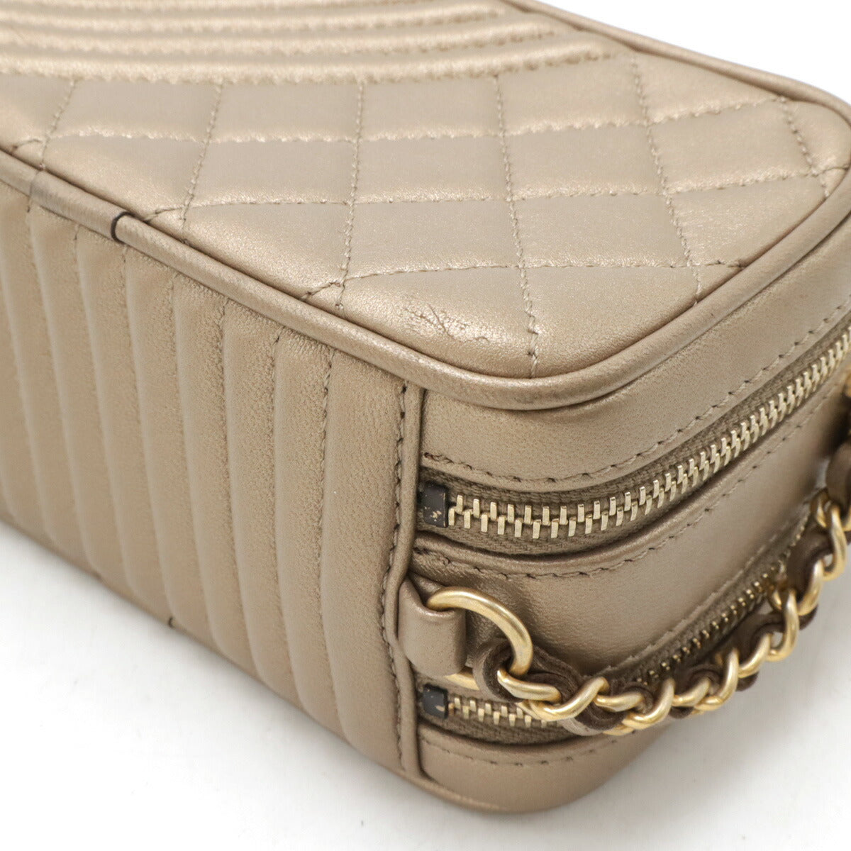 Chanel Leather Coco Mark Camera Bag Shoulder Bag Classic Flap