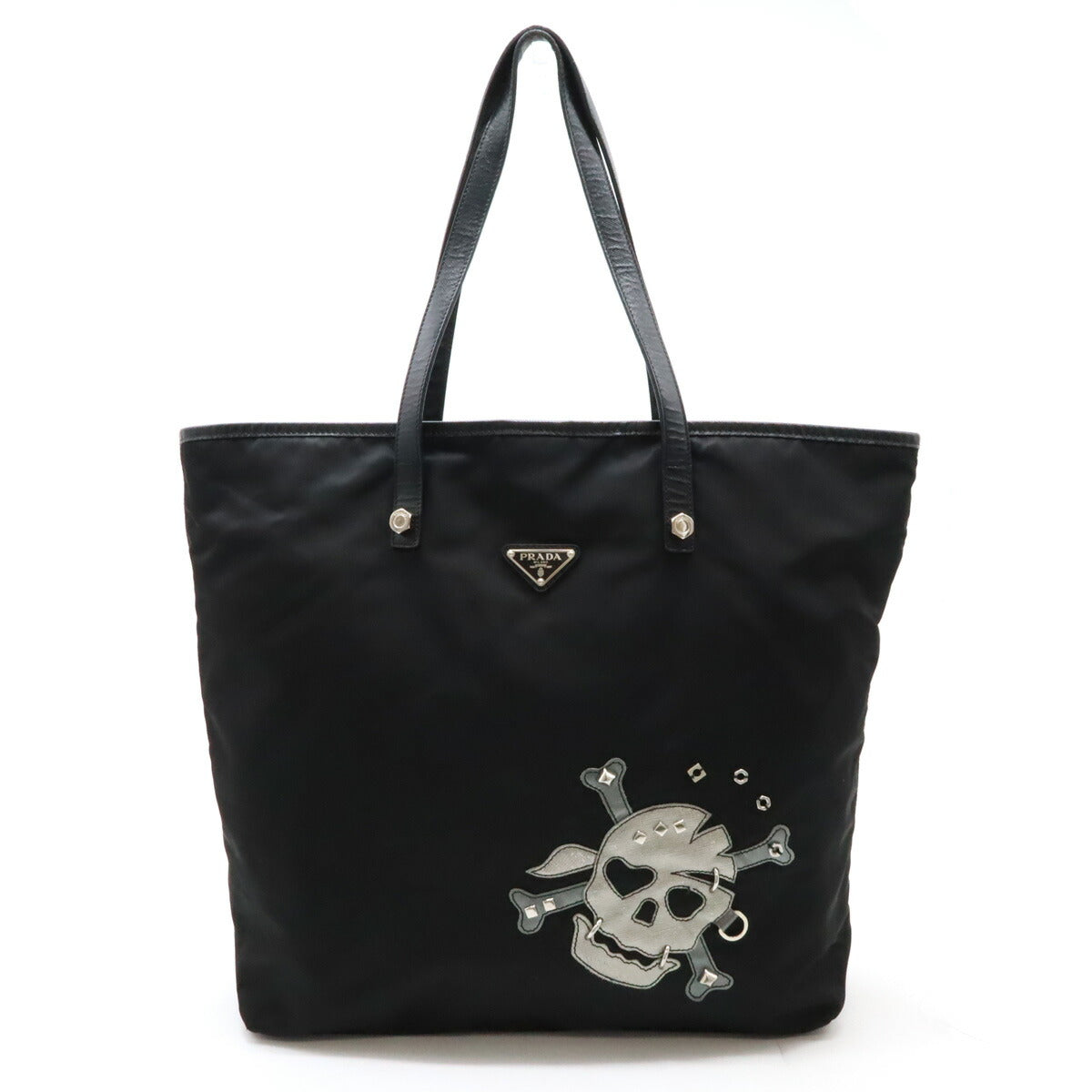 Prada Nylon Skull 2way Tote Bag VA832T