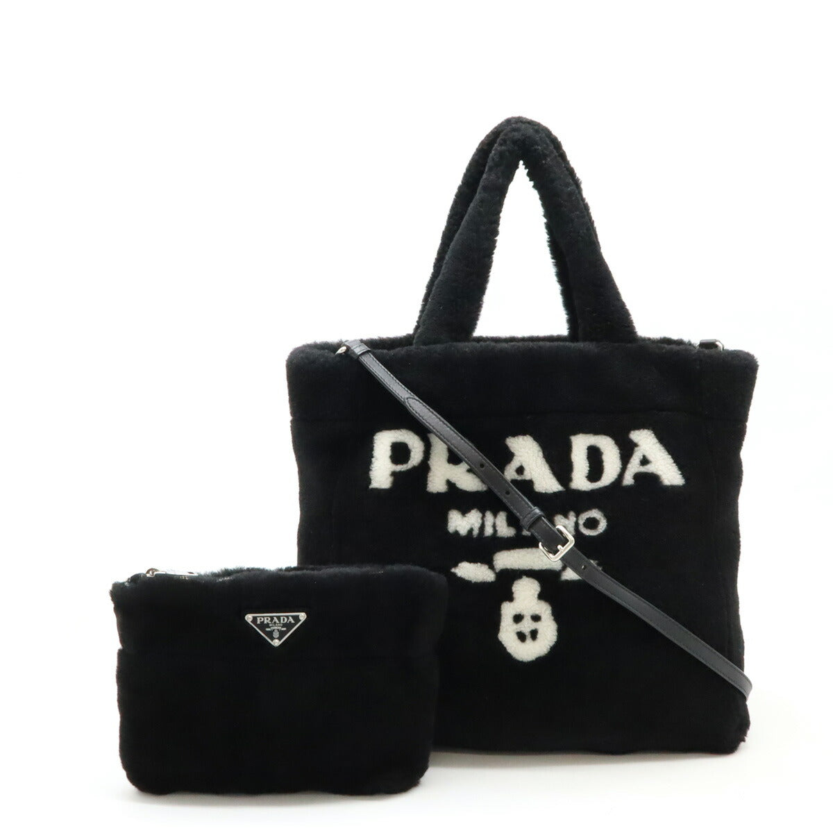 Prada 1BG374 Montone 2way Bag