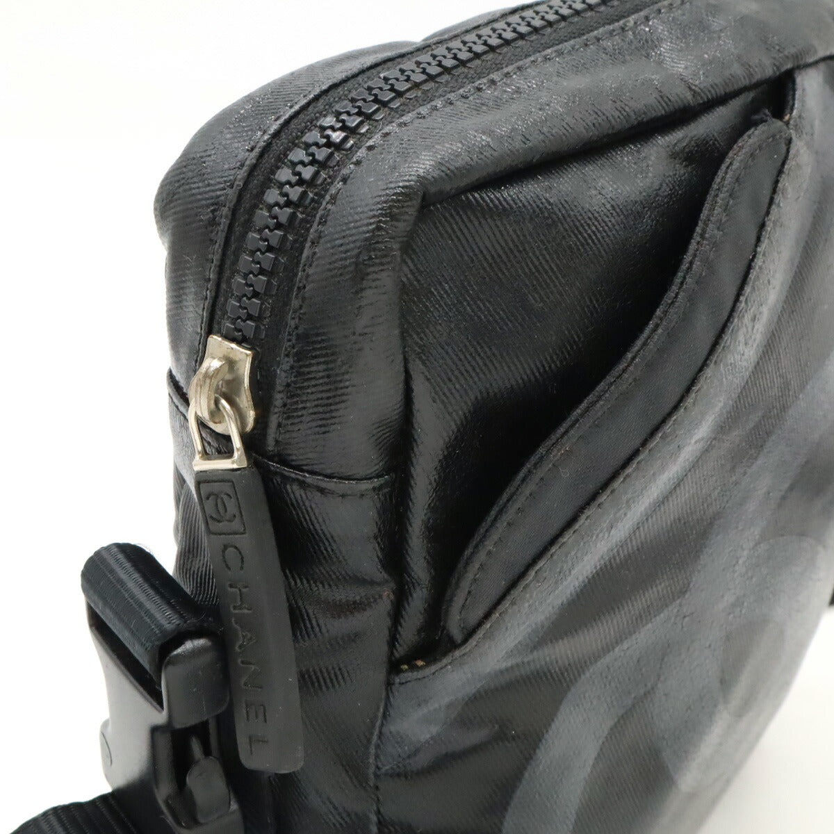 Chanel Coated Canvas Sports Line Shoulder Bag A26568