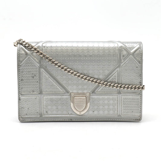 Christian Dior Diorama Patent Leather 2way Clutch Bag