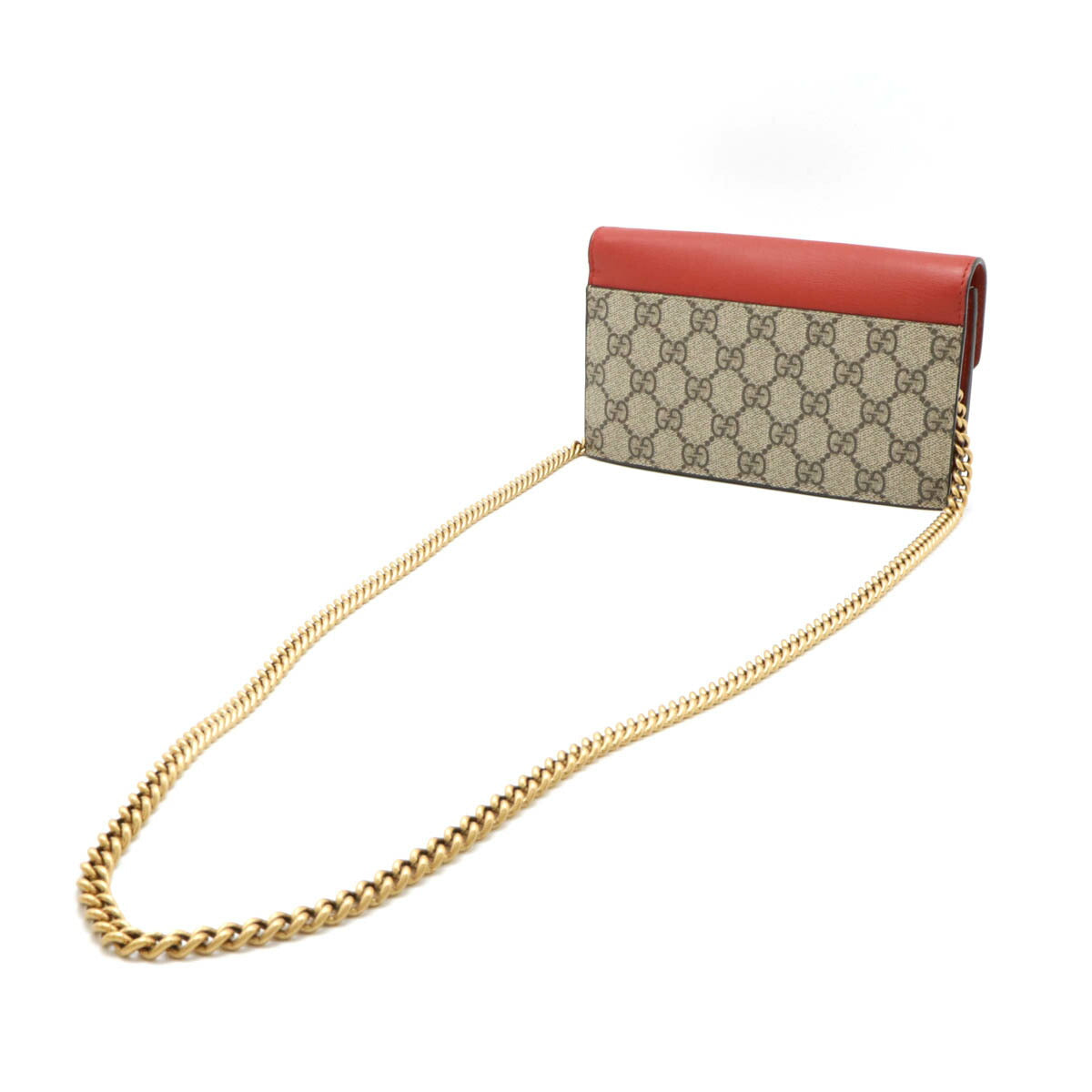 Gucci GG Supreme 2way Chain Wallet